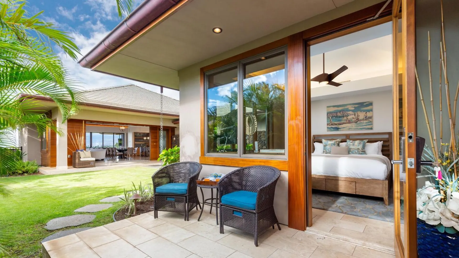 Holiday home Elegant Escape Elegant 4Br Laulea Home With Pool And Ocean View Waikoloa