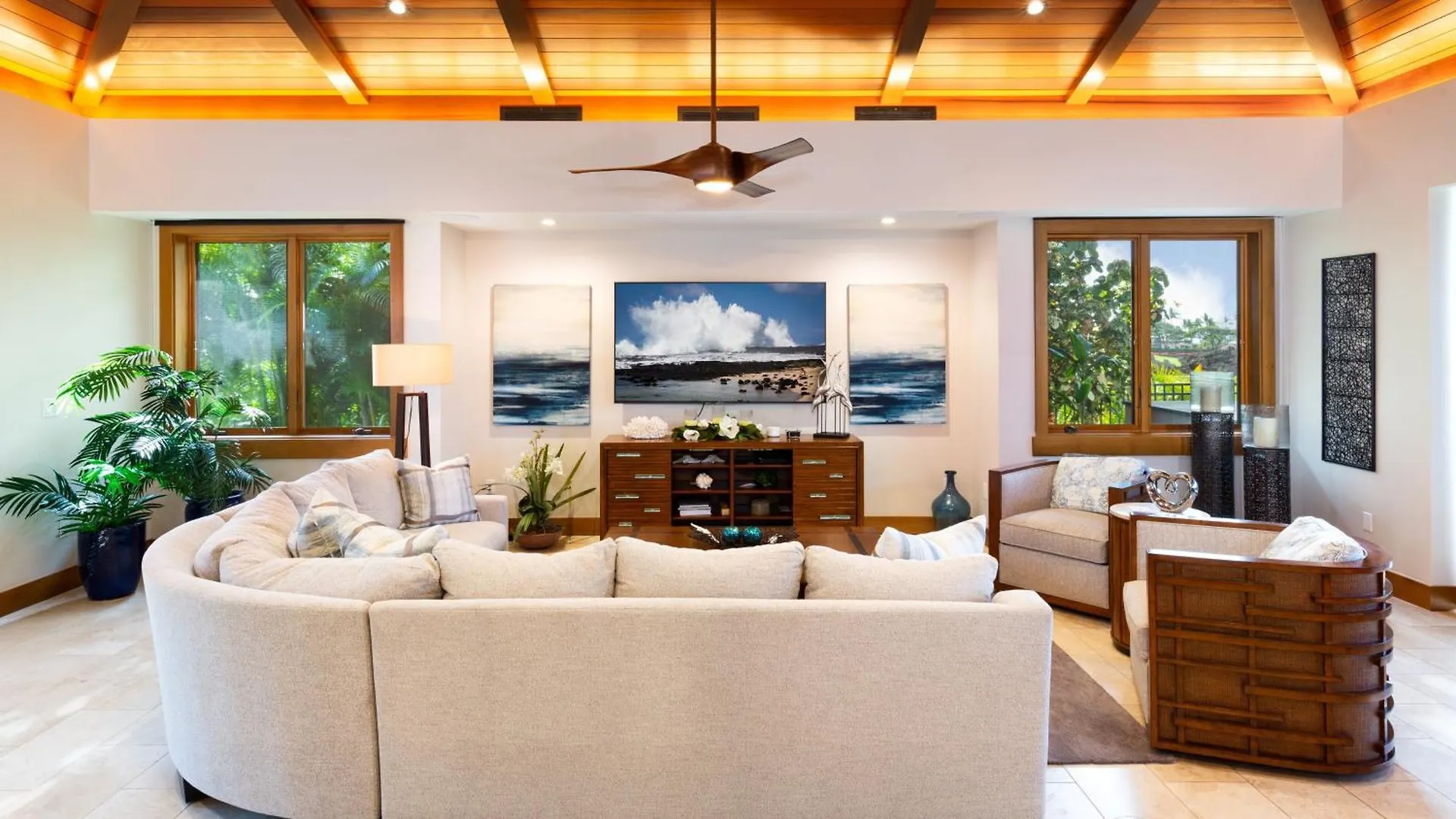 Elegant Escape Elegant 4Br Laulea Home With Pool And Ocean View Waikoloa