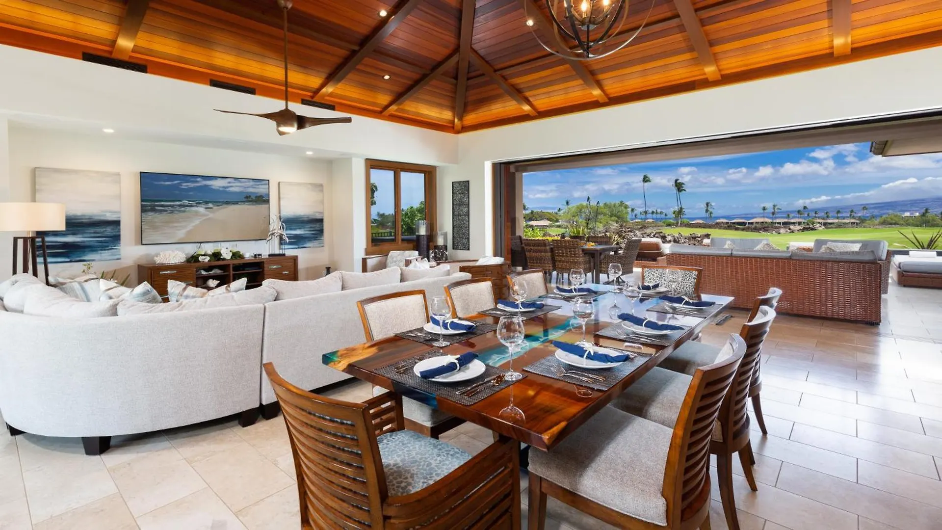 Elegant Escape Elegant 4Br Laulea Home With Pool And Ocean View Waikoloa