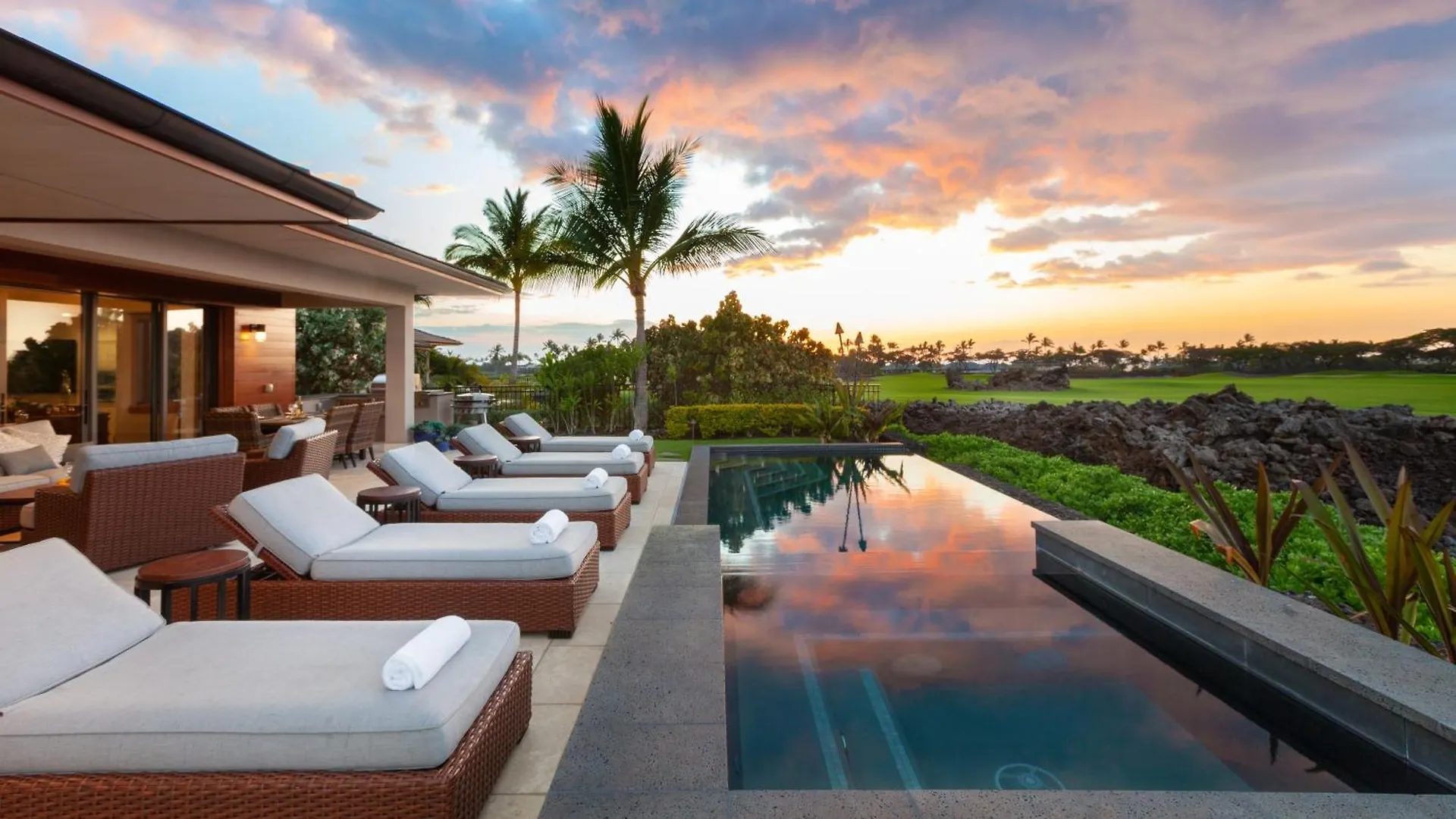 Elegant Escape Elegant 4Br Laulea Home With Pool And Ocean View Waikoloa 0*,